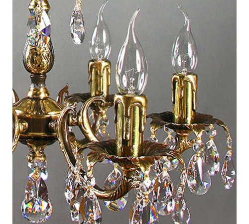 Подвесная люстра Ambiente by Brizzi 2226/6 PB Tear Drop Benisa