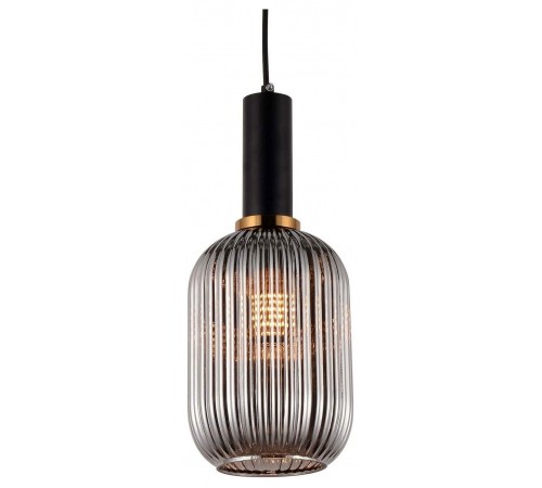 Подвесной светильник LUMINA DECO LDP 1218-1 GY+BK Rico