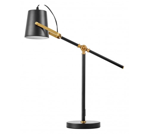 Настольная лампа офисная LUMINA DECO LDT 7733-1 BK+MD FELA