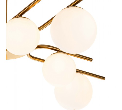 Люстра на штанге Escada 642/8P Brass Sphere