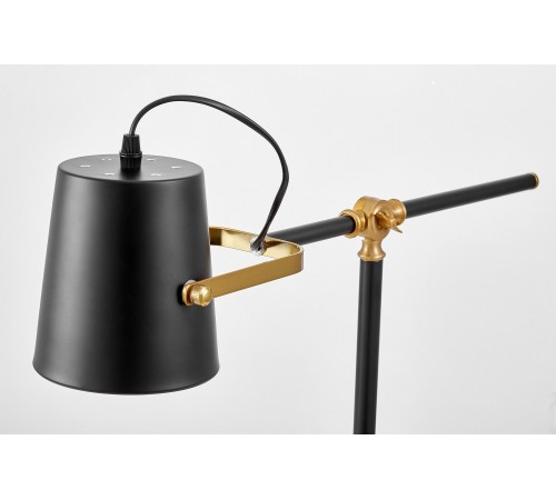 Настольная лампа офисная LUMINA DECO LDT 7733-1 BK+MD FELA