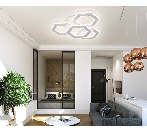 Потолочная люстра Natali Kovaltseva HIGH-TECH LED LAMPS 82060 Damask