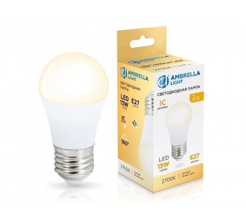 Лампа светодиодная Ambrella Light 451303 G45