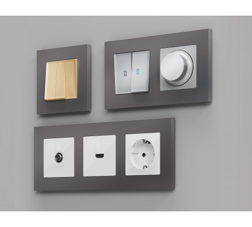 Рамка на 4 поста Ambrella Volt AF250654 Qubi