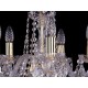Подвесная люстра Bohemia Ivele Crystal 1402/5/141/G/Leafs 1402