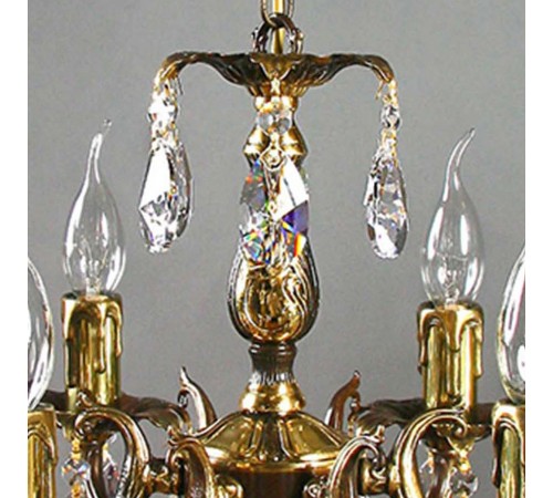 Подвесная люстра Ambiente by Brizzi 2226/6 PB Tear Drop Benisa