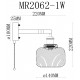 Бра MyFar MR2062-1W Natalie
