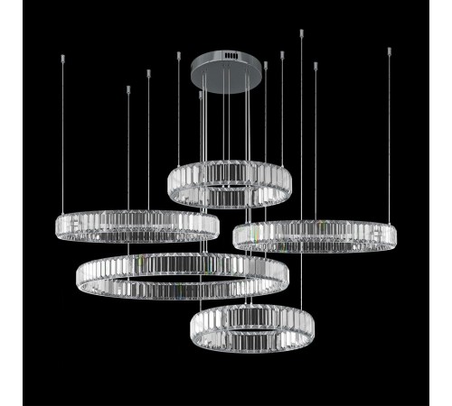 Подвесной светильник Loft it 10135/5 Chrome Crystal ring