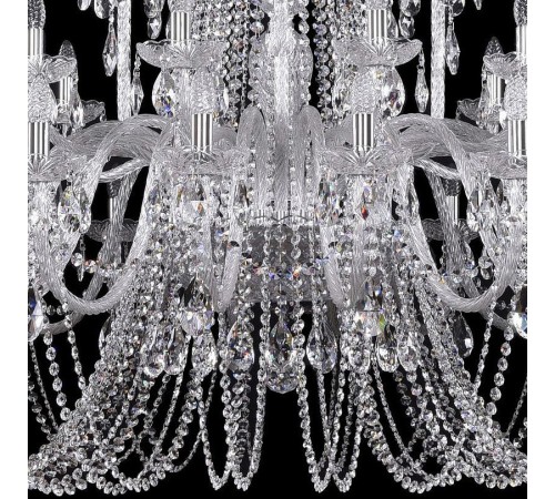 Подвесная люстра Bohemia Ivele Crystal 1402/20+10+5/530/XL-165/Ni 1402