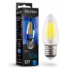Лампа светодиодная Voltega 7029 Candle E27 6W