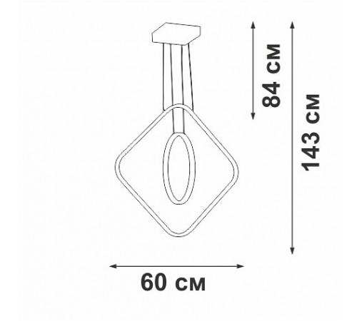 Подвесной светильник Vitaluce V2703-8/2S V2703