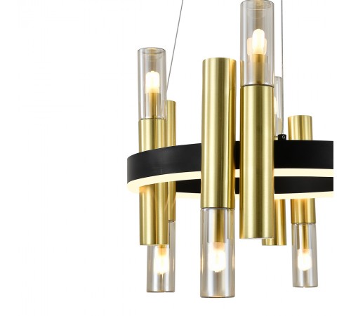 Подвесная люстра Indigo 13027/8P Black Fiamma