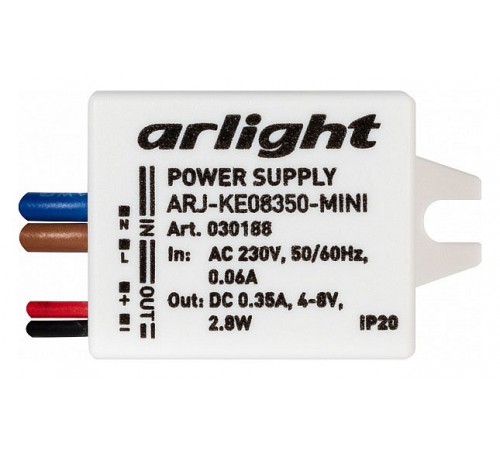 Блок питания с проводом Arlight 030188 ARJ