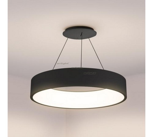 Подвесной светильник Arlight 023393(1) SP-TOR-RING-HANG-R460-33W Warm3000 (BK, 120 deg)