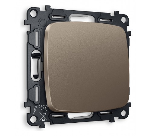 Выключатель одноклавишный без рамки Ambrella Volt MO631010 Quant