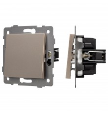 Выключатель самовозвратный одноклавишный без рамки Arlight 49882 SWT