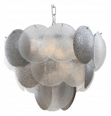 Подвесная люстра iLamp 15617-9 CR+MULT Rivoli