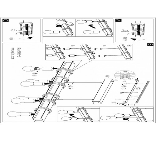 Подвесной светильник Eglo 49859 Townshend 4