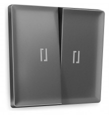 Клавиши для выключателя двухклавишного c подсветкой Ambrella Volt AP6540 Quant