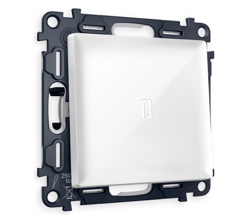 Выключатель проходной одноклавишный с подсветкой Ambrella Volt MA102035 Quant