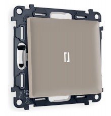 Выключатель одноклавишный с подсветкой без рамки Ambrella Volt MA362015 Quant