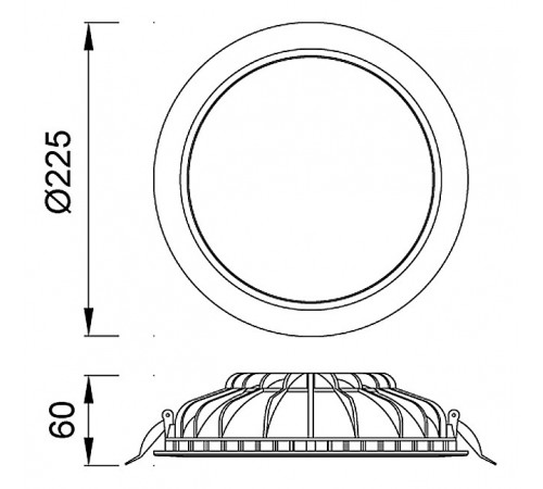Встраиваемый светильник Mantra C0044 Cabrera