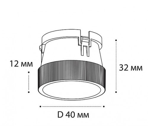 Кольцо декоративное Italline Ring Danny crystal Danny