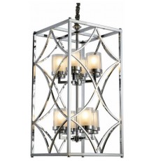 Подвесная люстра LUMINA DECO LDP 1223-8 CHR Quadrato