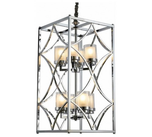 Подвесная люстра LUMINA DECO LDP 1223-8 CHR Quadrato