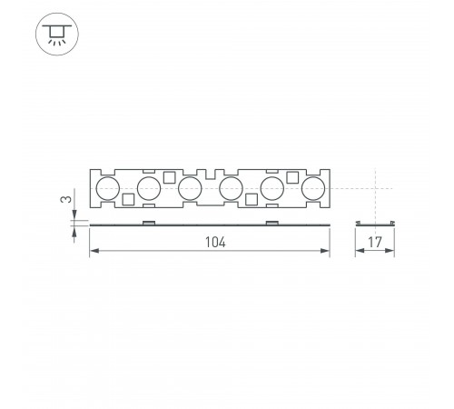 Рассеиватель Arlight 041791 SL-LINE