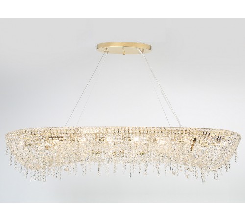 Подвесная люстра Newport 10910+8/S gold 10900