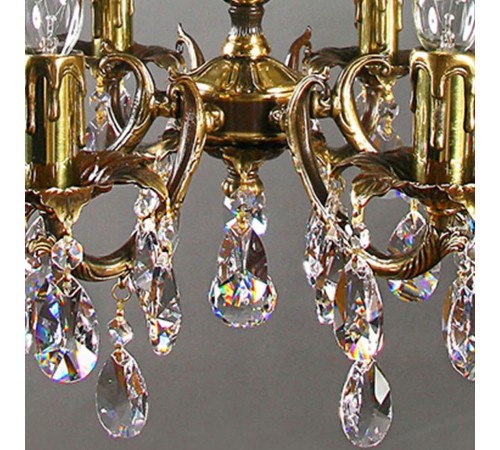 Подвесная люстра Ambiente by Brizzi 2226/6 PB Tear Drop Benisa