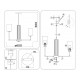 Люстра на штанге Ambrella Light LH56215 HIGH LIGHT