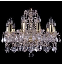 Подвесная люстра Bohemia Ivele Crystal 1413/10/165/G/Leafs 1413