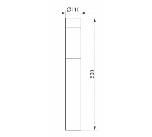 Наземный высокий светильник Arlight 029966 Stem