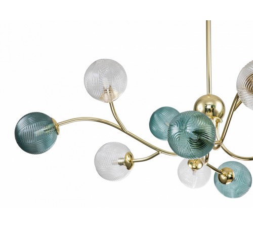 Люстра на штанге Indigo 11032/12R Gold Selva