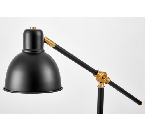 Настольная лампа офисная LUMINA DECO LDT 7736-1 BK+MD ZULA