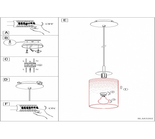 Подвесной светильник Eglo 85977 Troy 3