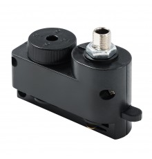 Адаптер для однофазного шинопровода Crystal Lux CLT 0.212 01 BL