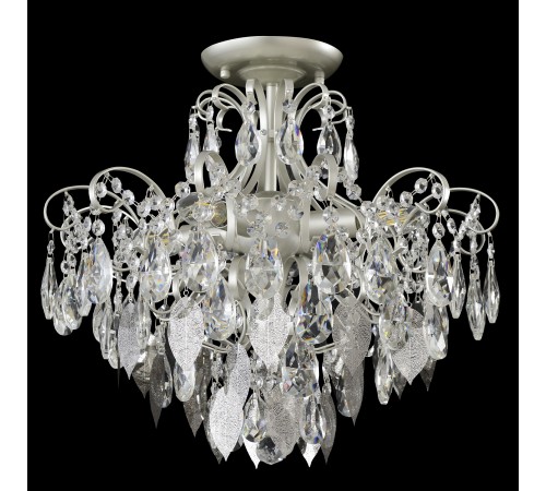 Светильник потолочный Crystal Lux ESMIRALDA PL4 SILVER