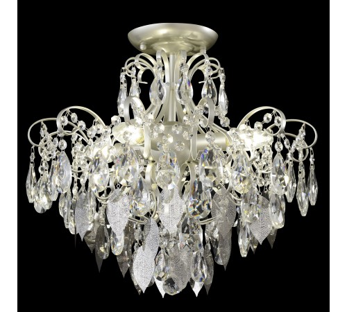 Светильник потолочный Crystal Lux ESMIRALDA PL4 SILVER
