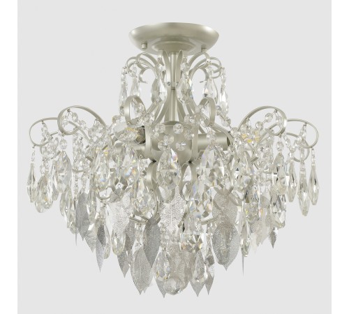 Светильник потолочный Crystal Lux ESMIRALDA PL4 SILVER