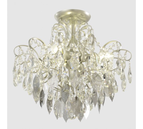 Светильник потолочный Crystal Lux ESMIRALDA PL4 SILVER