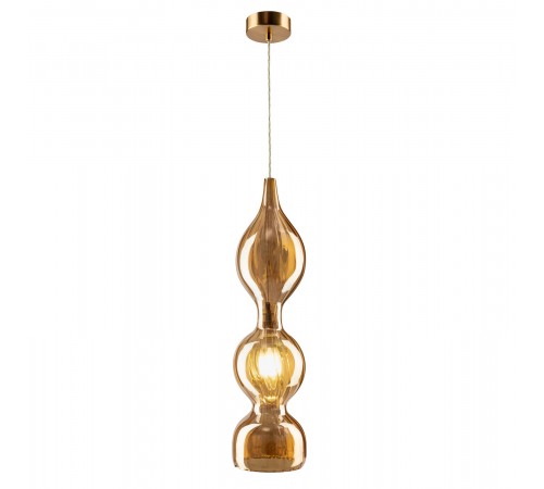 Светильник подвесной Crystal Lux IRIS SP1 B AMBER