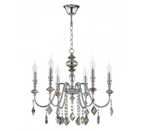 Люстра Crystal Lux MERCEDES SP6 CHROME/SMOKE