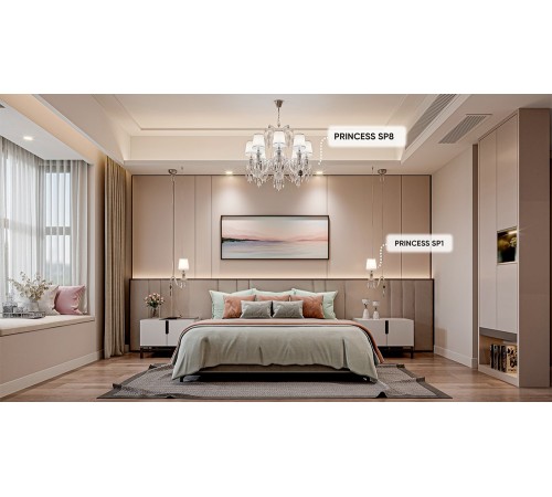 Люстра Crystal Lux PRINCESS SP8