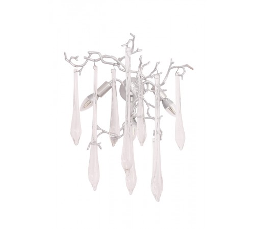 Бра Crystal Lux REINA AP3 SILVER PATINA