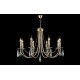 Люстра Crystal Lux VICTORIA SP8 GOLD/AMBER