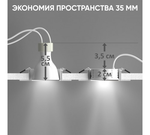 Светодиодный модуль Crystal Lux CLT 090M 7W 3000K WH