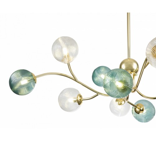 Люстра на штанге Indigo 11032/12R Gold Selva
